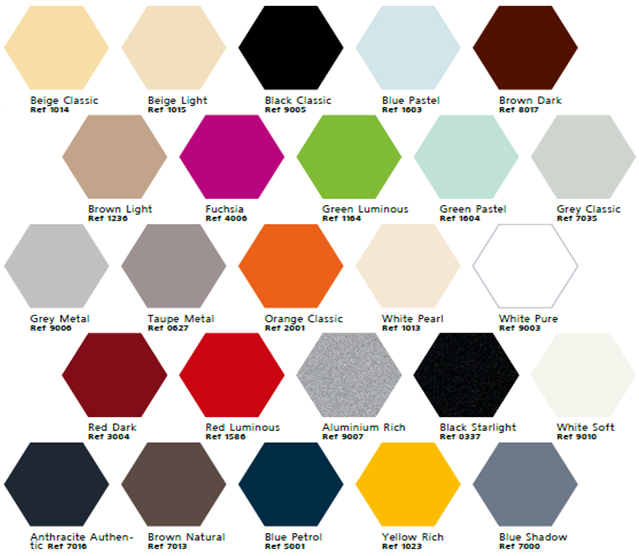 Lacobel colors